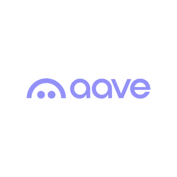 Aave lending dashboard with interest rate options, flash loans, and multi-chain access
