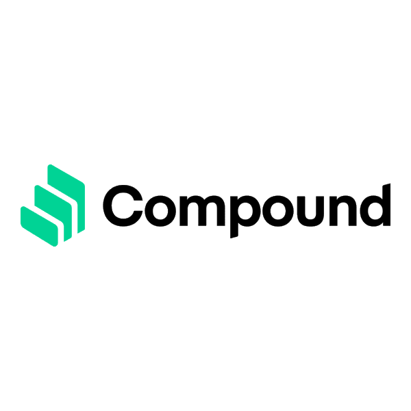 Compound lending dashboard showing interest rates, lending pools, and COMP governance overview