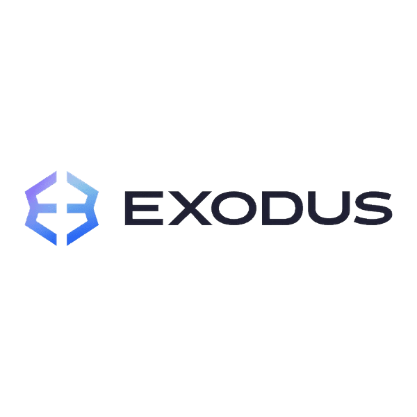 Exodus Wallet user interface showing portfolio and built-in exchange on desktop and mobile